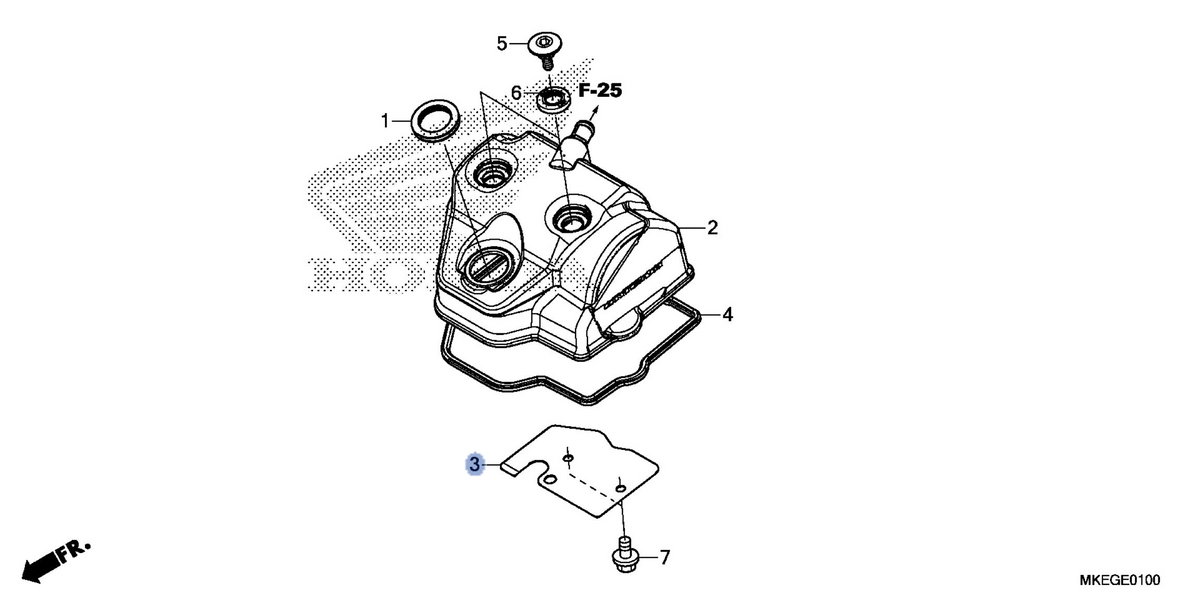 Honda OEM part 12316-MKE-A00