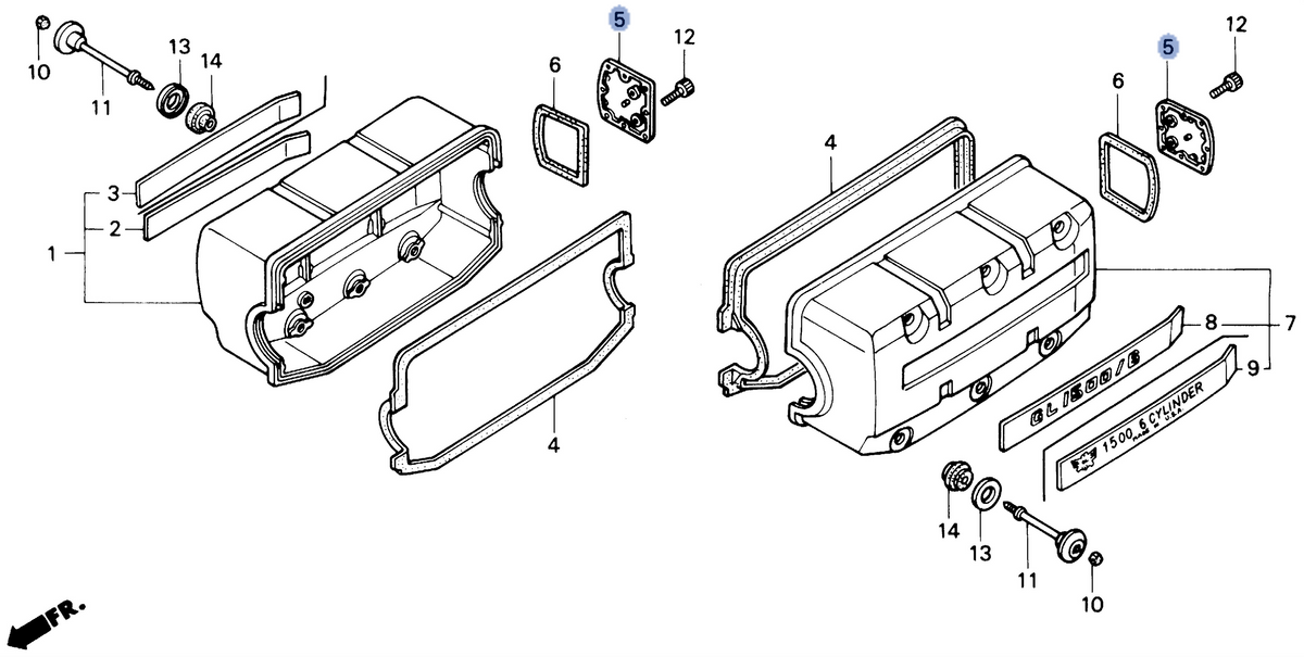 Honda OEM part 12317-MN5-000
