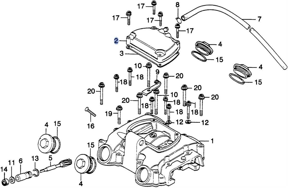 Honda OEM part 12320-369-000