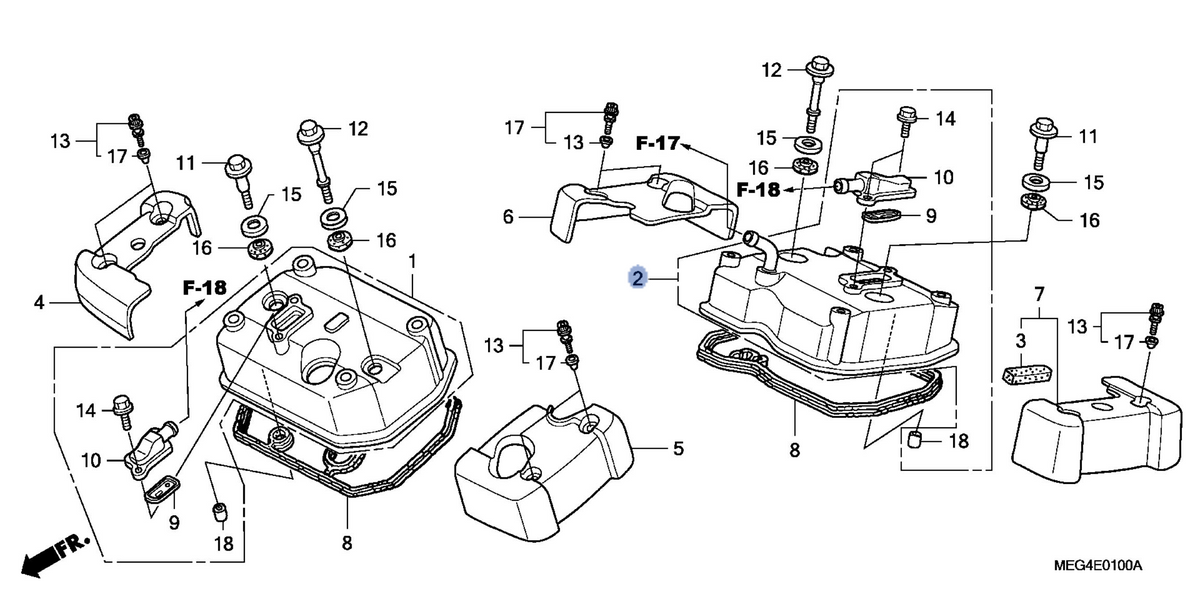 Honda OEM part 12320-MEG-900