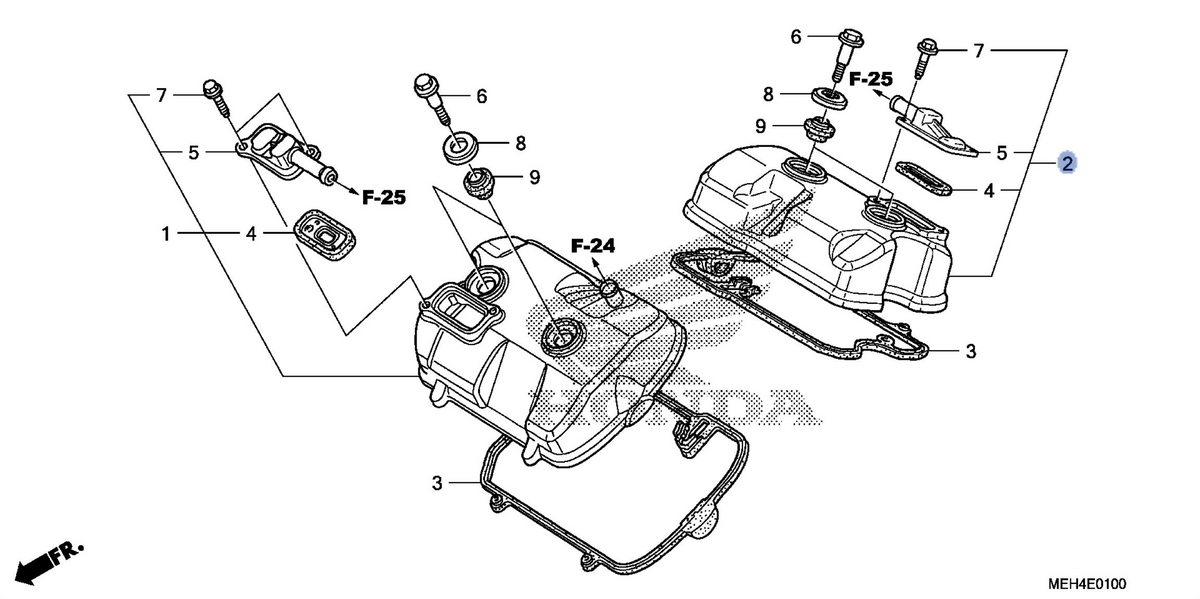 Honda OEM part 12320-MEH-000