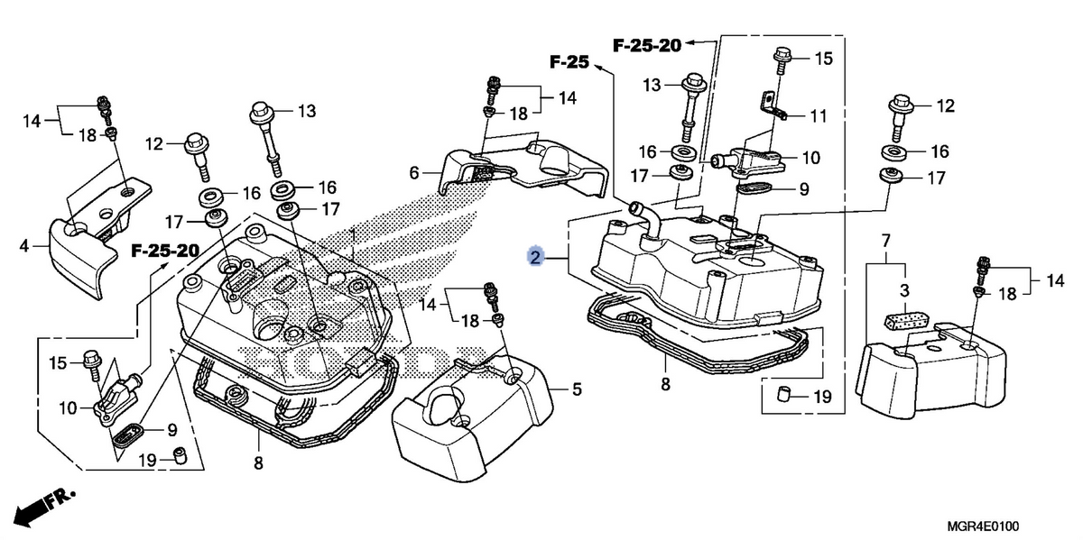 Honda OEM part 12320-MGR-670