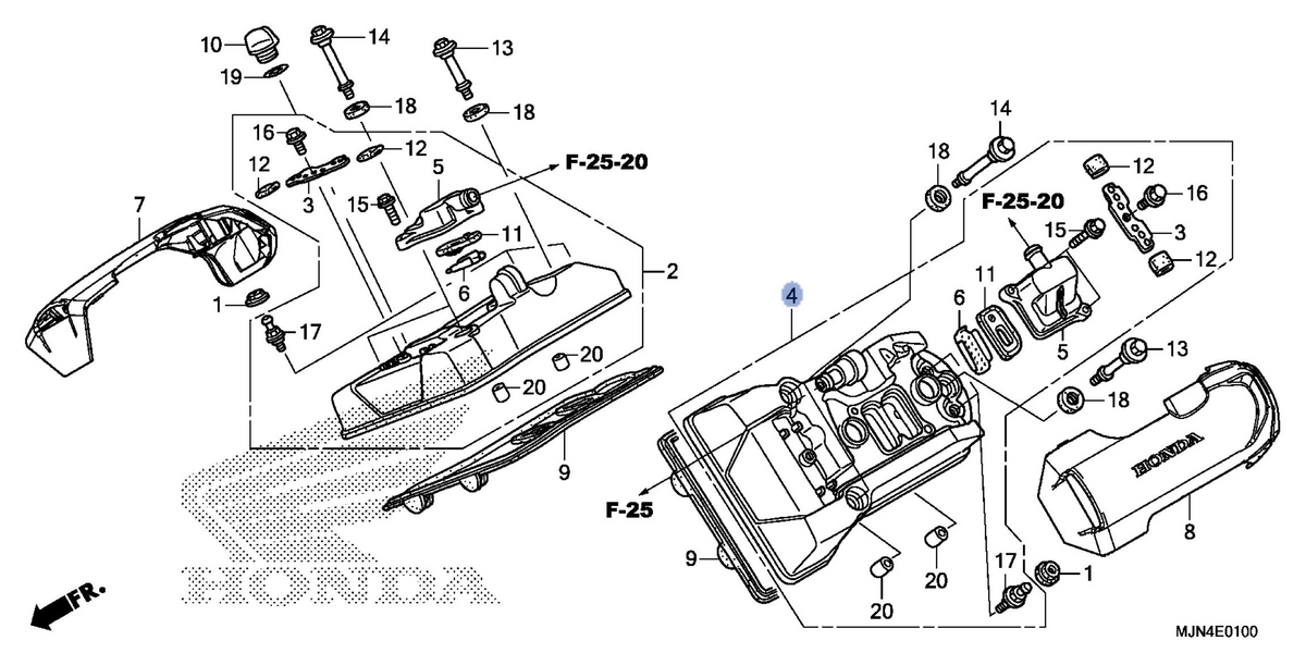 Honda OEM part 12320-MJN-A00