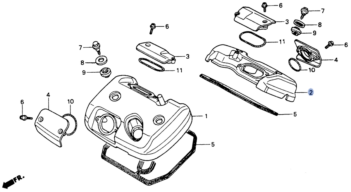 Honda OEM part 12320-MR1-000
