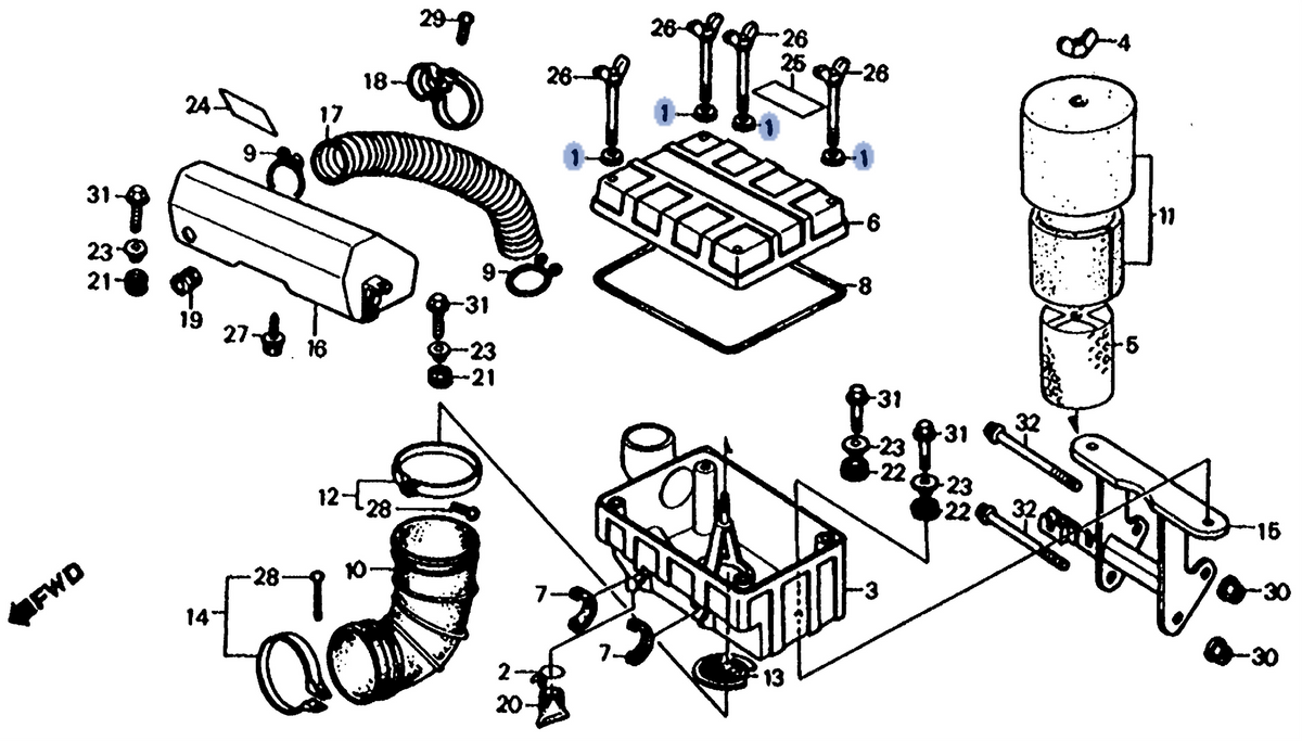 Honda OEM part 12320-ZA0-000