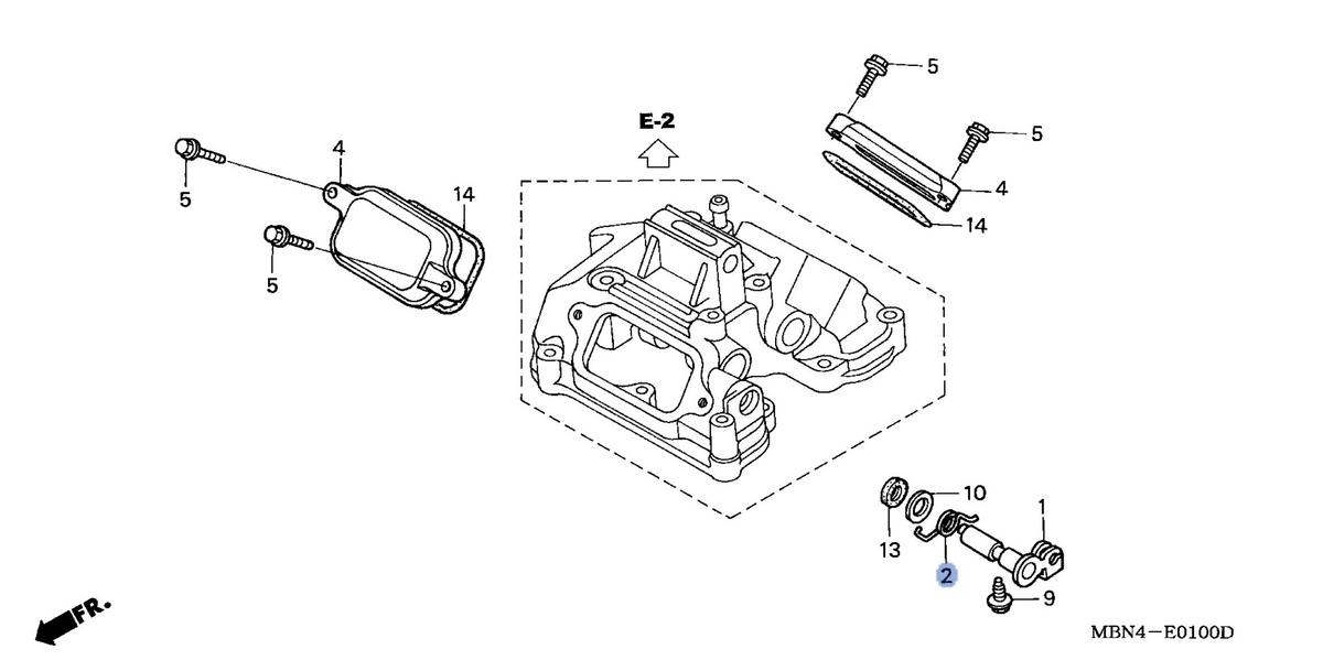 Honda OEM part 12321-MBN-670