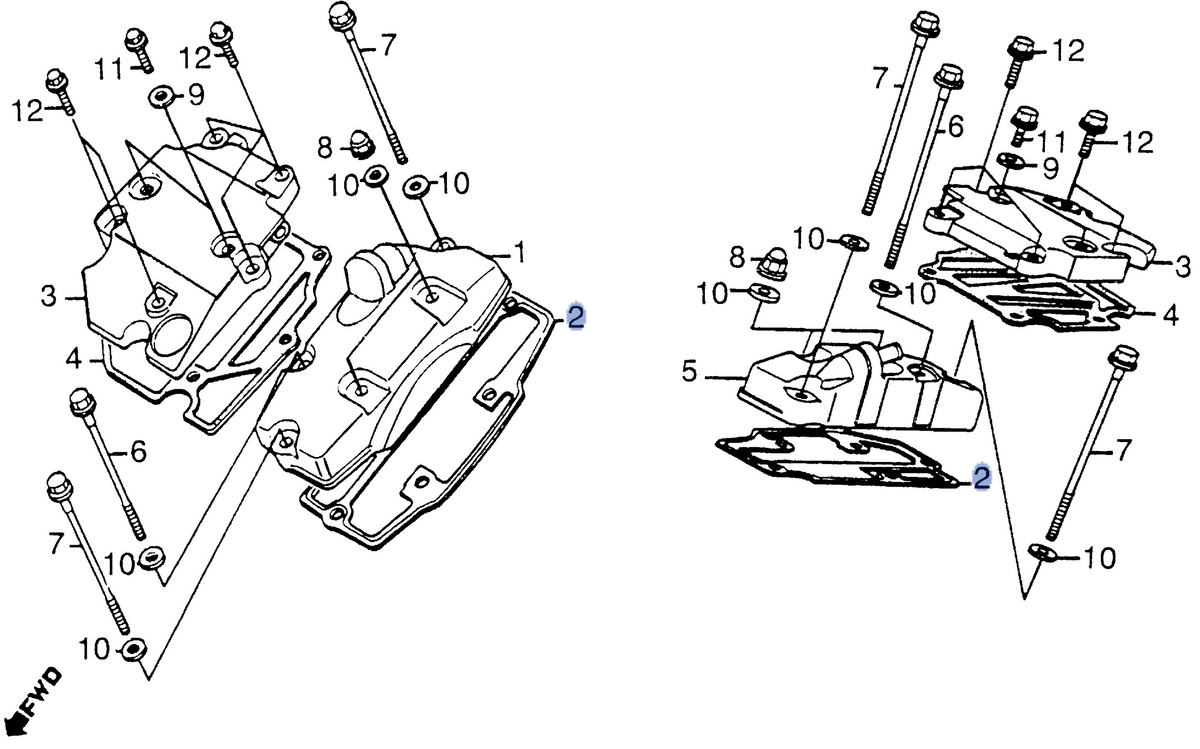 Honda OEM part 12321-MG8-004