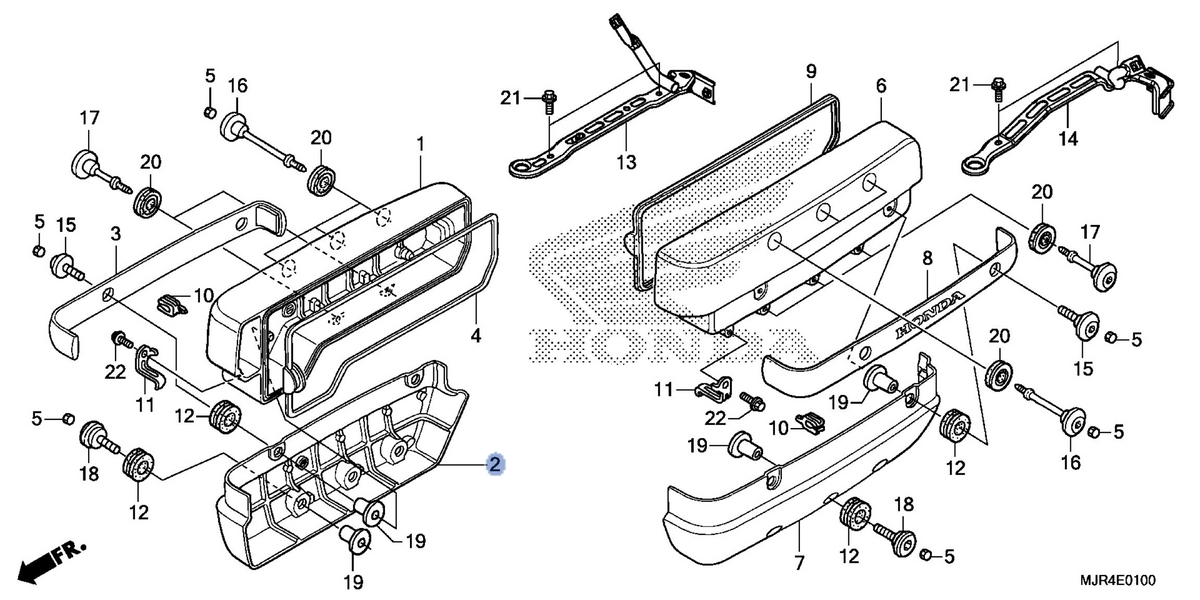 Honda OEM part 12321-MJG-670