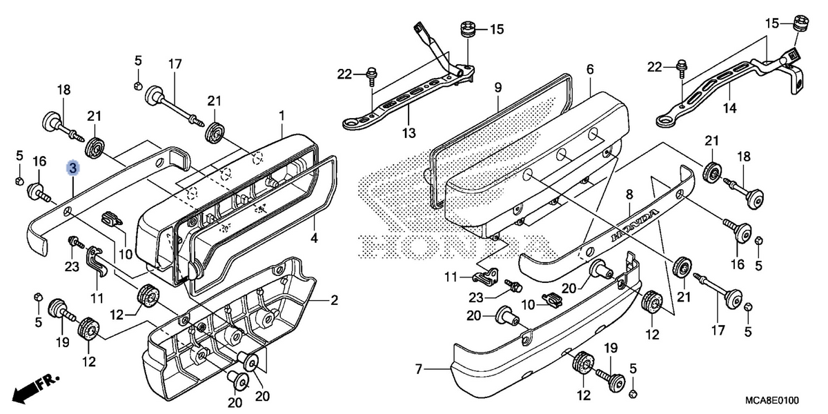 Honda OEM part 12322-MJK-G40