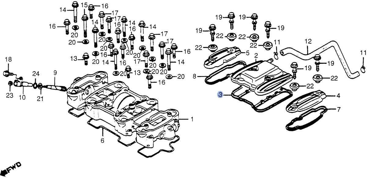 Honda OEM part 12329-426-000