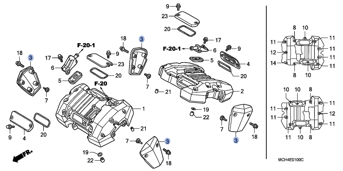 Honda OEM part 12330-MCH-000