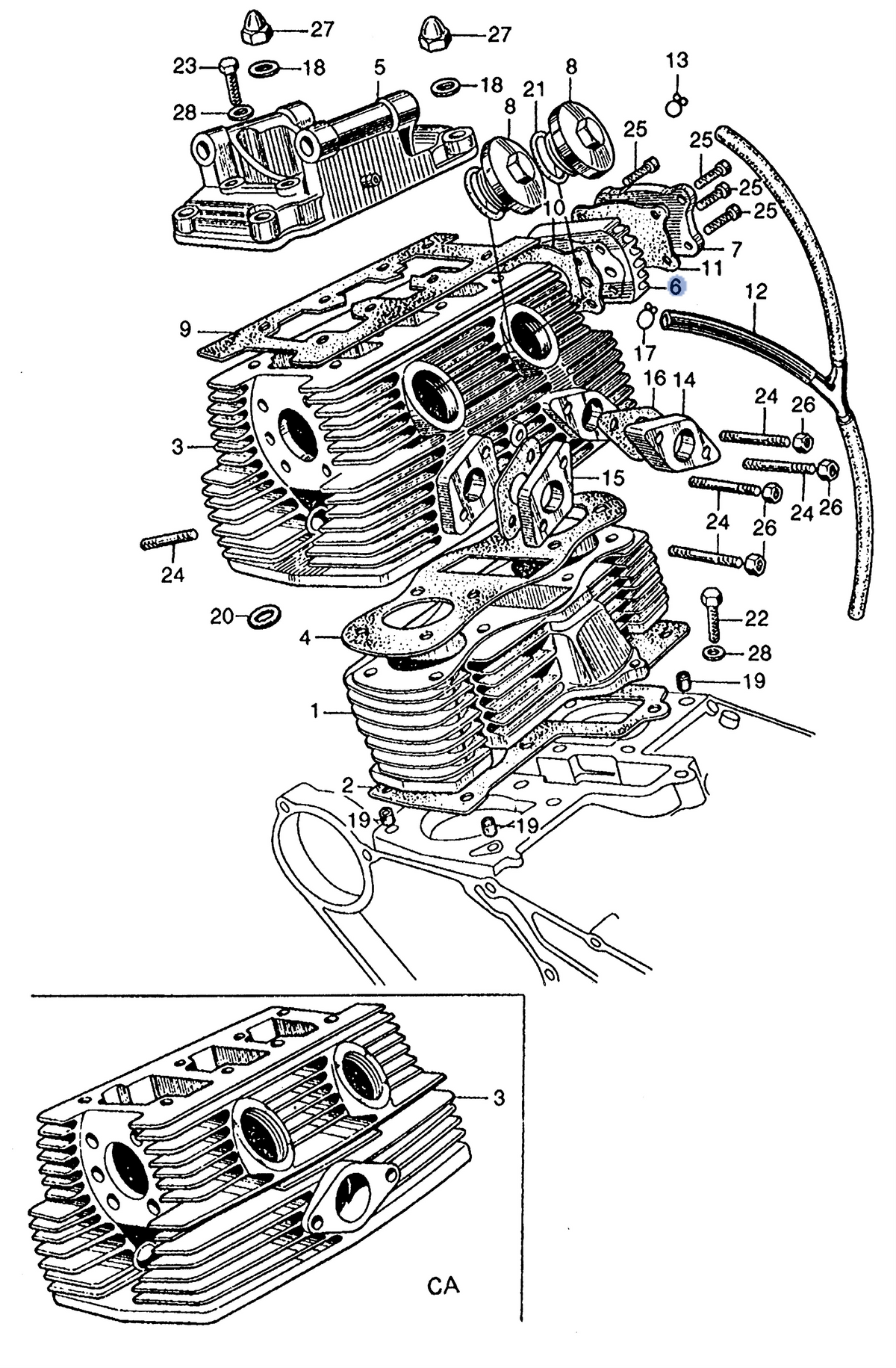 Honda OEM part 12331-235-010