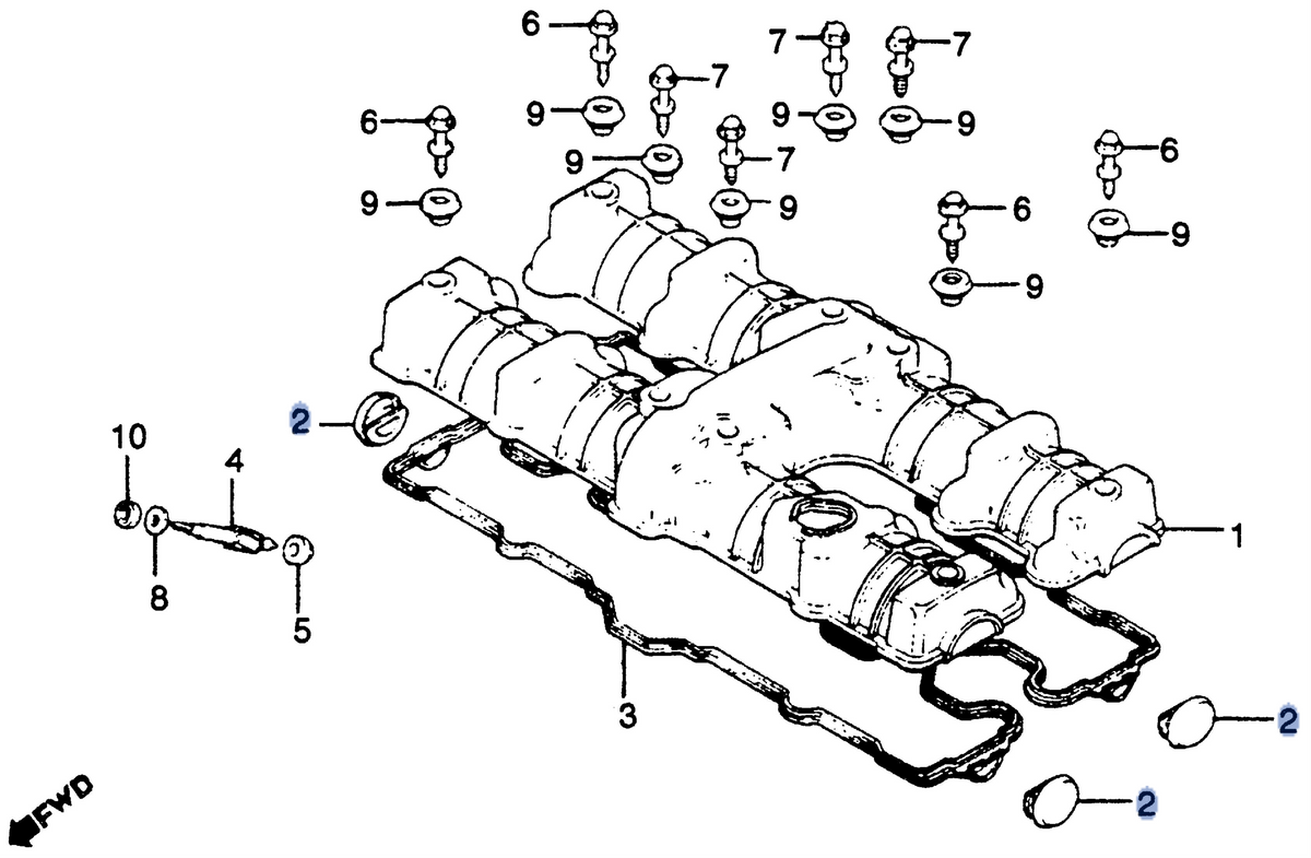 Honda OEM part 12331-425-870