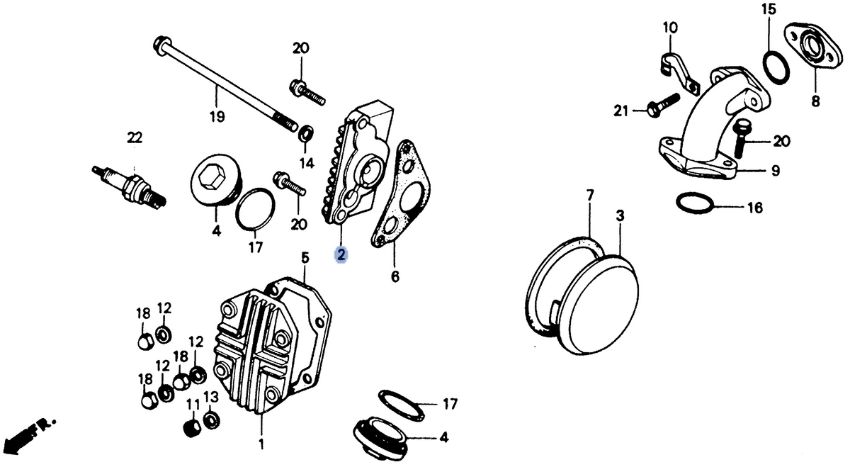 Honda OEM part 12331-GB0-910