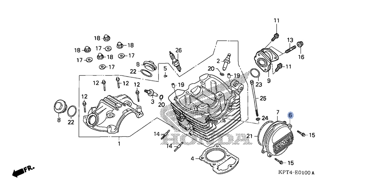 Honda OEM part 12331-KPS-900