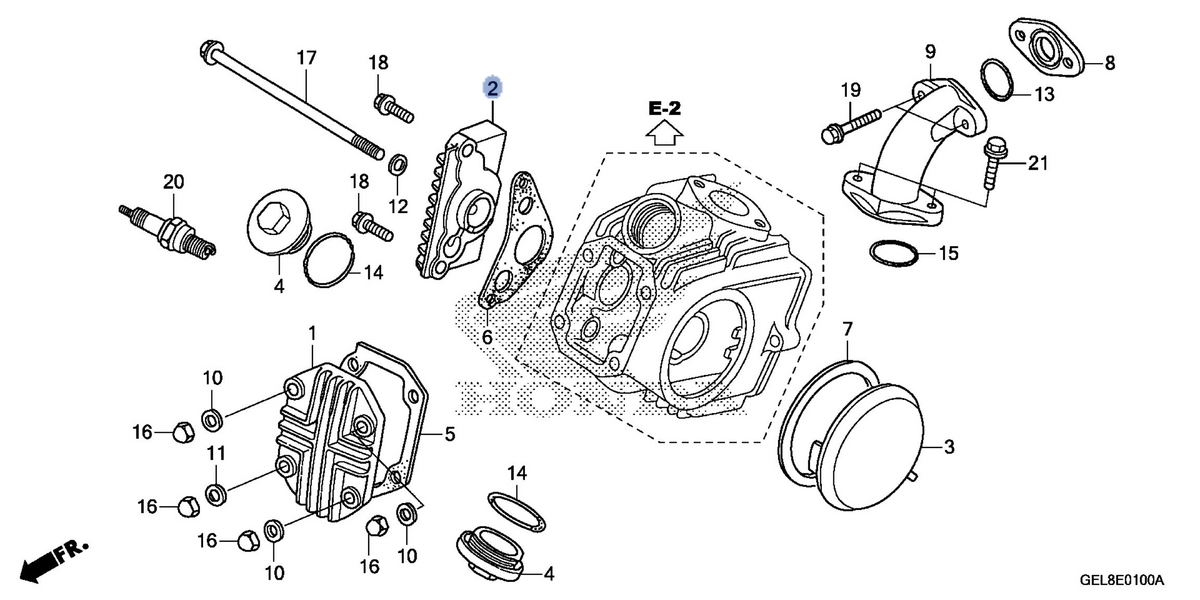 Honda OEM part 12331-KVR-C00