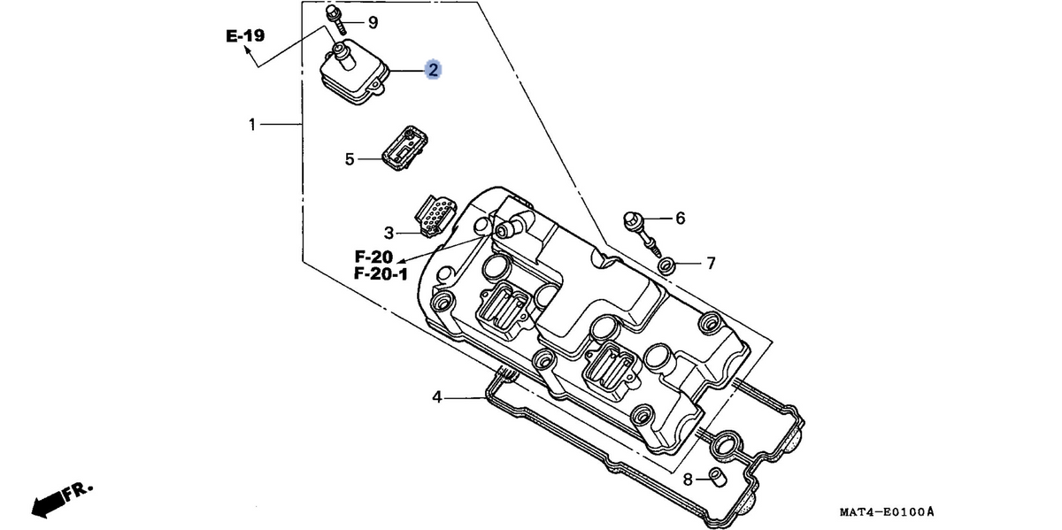 Honda OEM part 12331-MAT-750