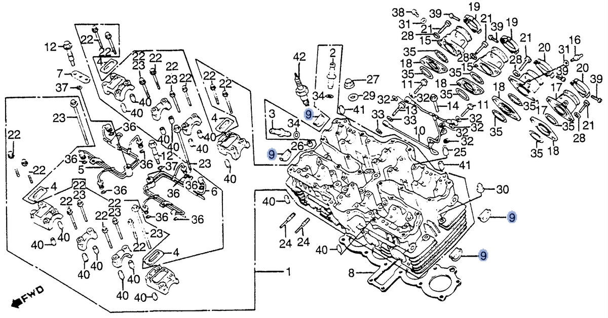 Honda OEM part 12331-ME5-010