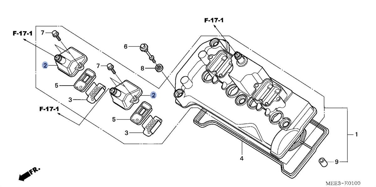 Honda OEM part 12331-MEE-000