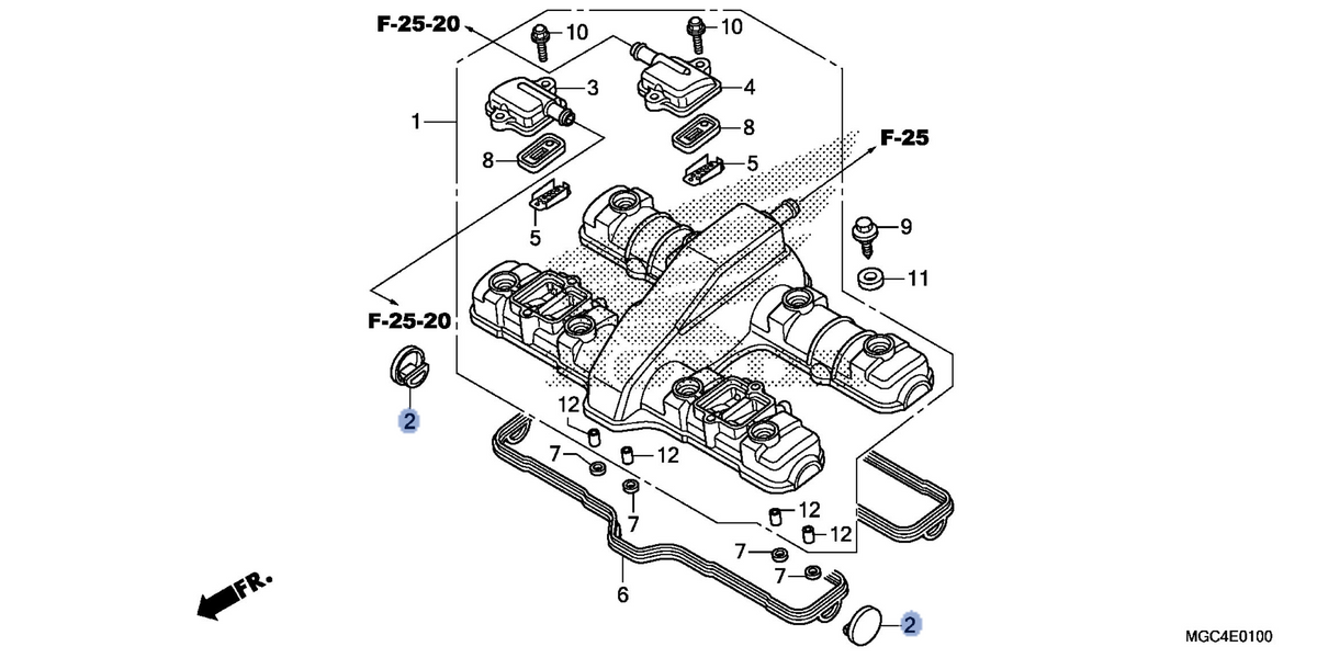 Honda OEM part 12331-MEJ-000
