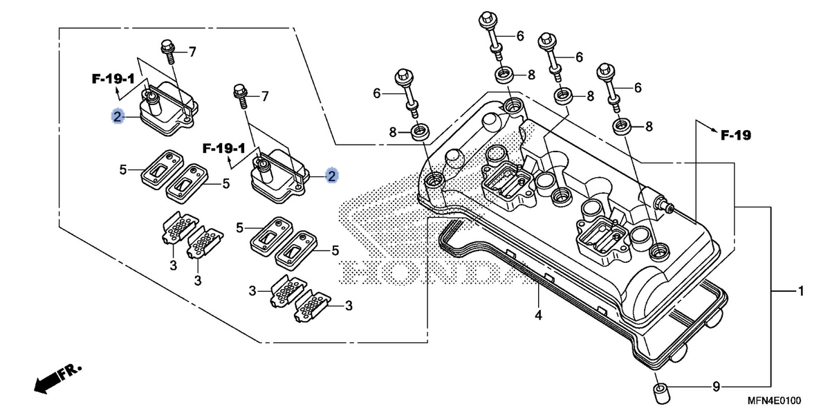 Honda OEM part 12331-MER-D00
