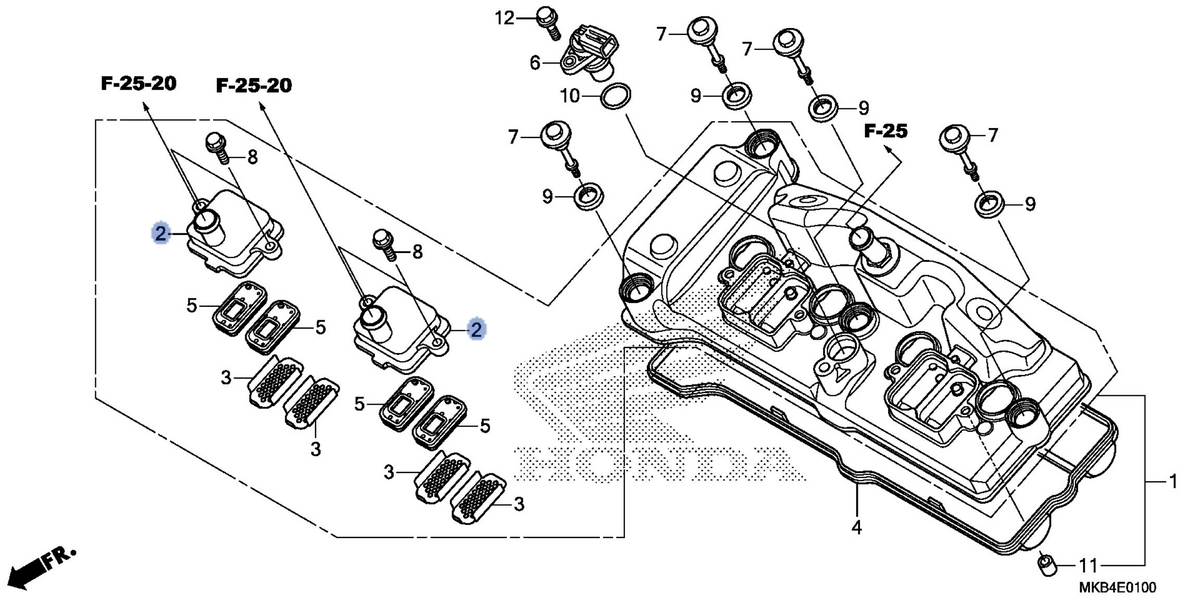 Honda OEM part 12331-MFL-000
