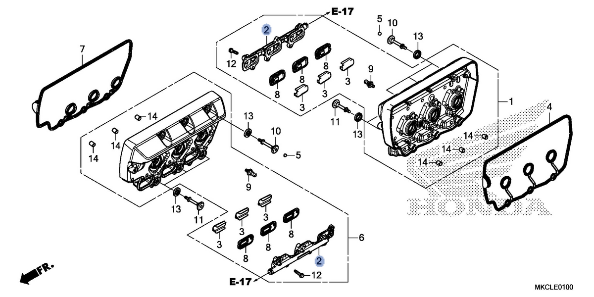 Honda OEM part 12331-MKC-A00
