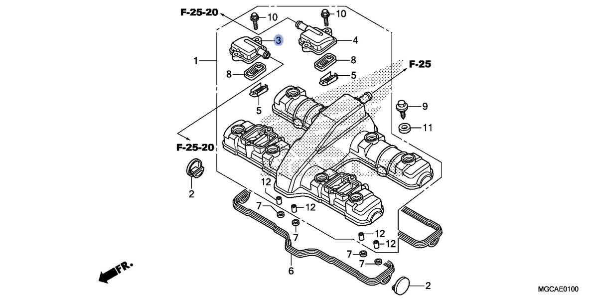 Honda OEM part 12332-MGC-N00