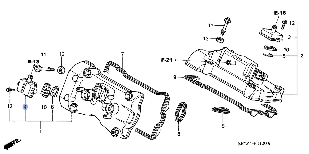 Honda OEM part 12339-MCE-000