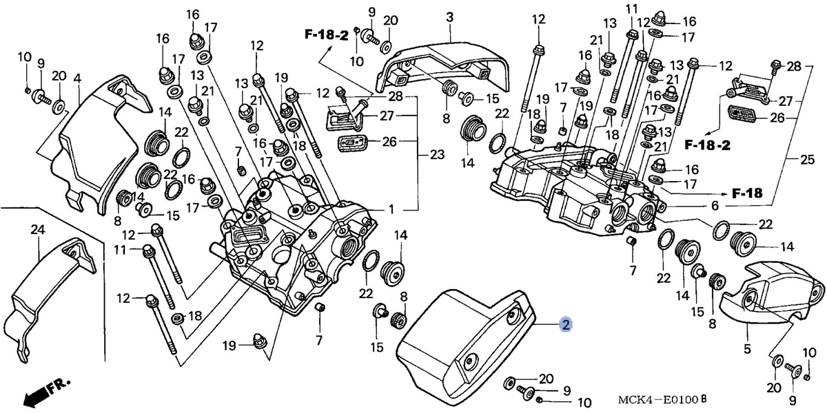 Honda OEM part 12350-MCK-G00