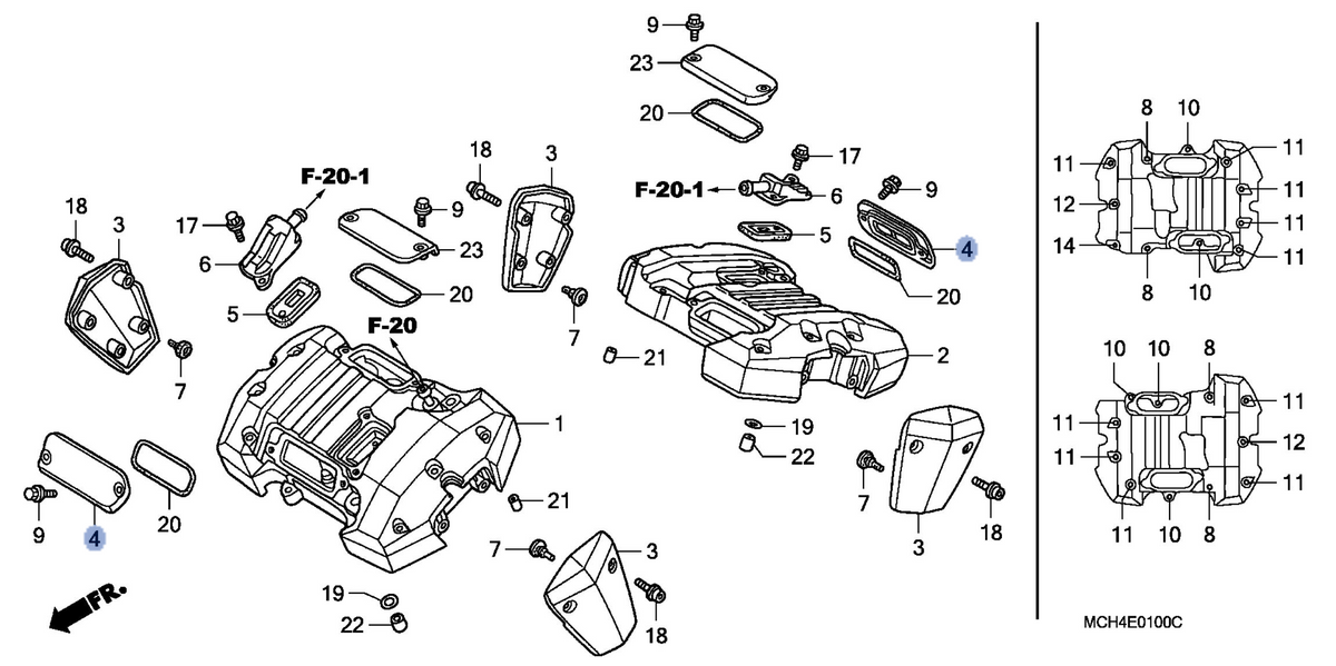 Honda OEM part 12351-MCH-000