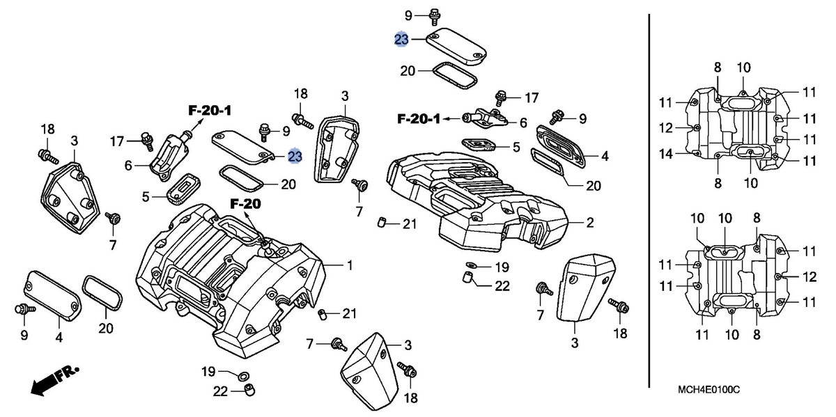 Honda OEM part 12351-MCV-K00