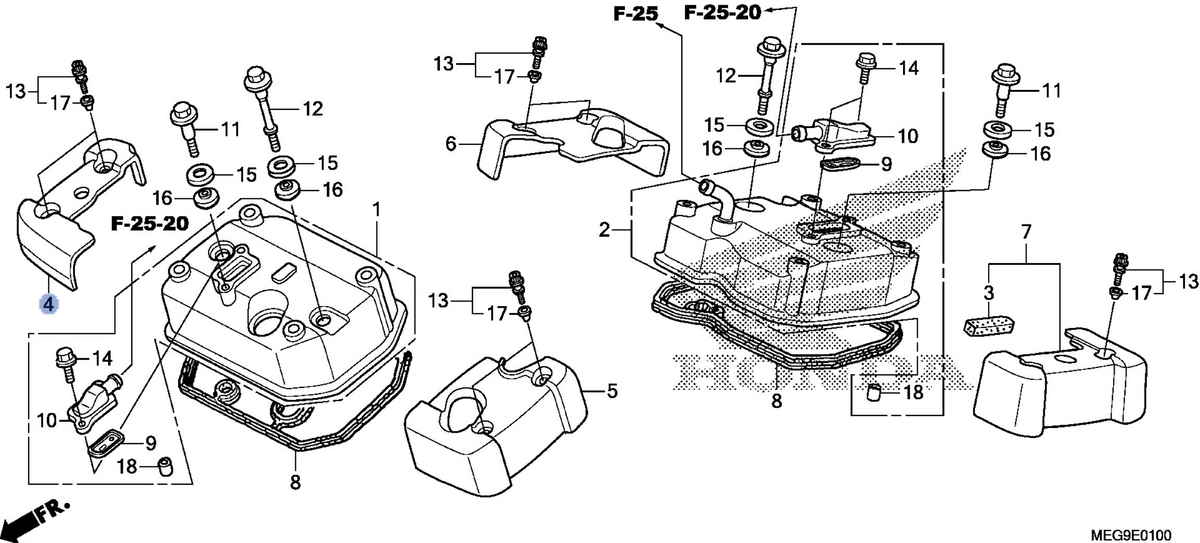 Honda OEM part 12360-MFE-640