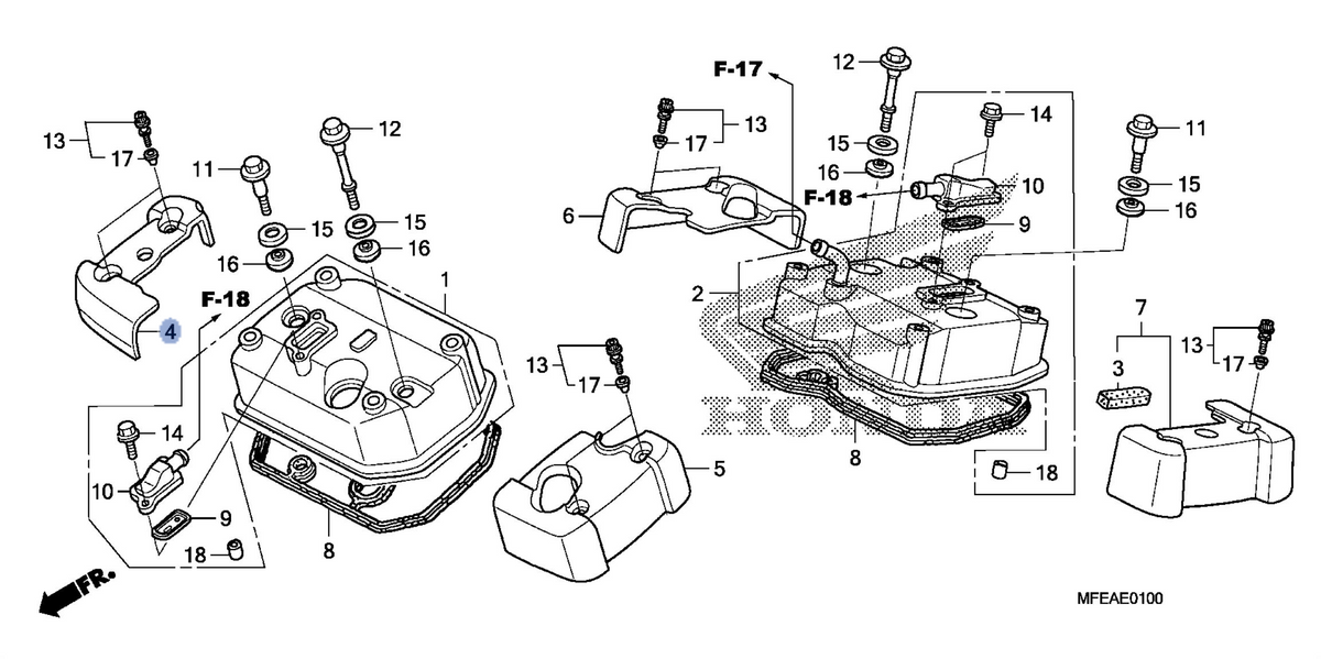 Honda OEM part 12360-MFE-A40