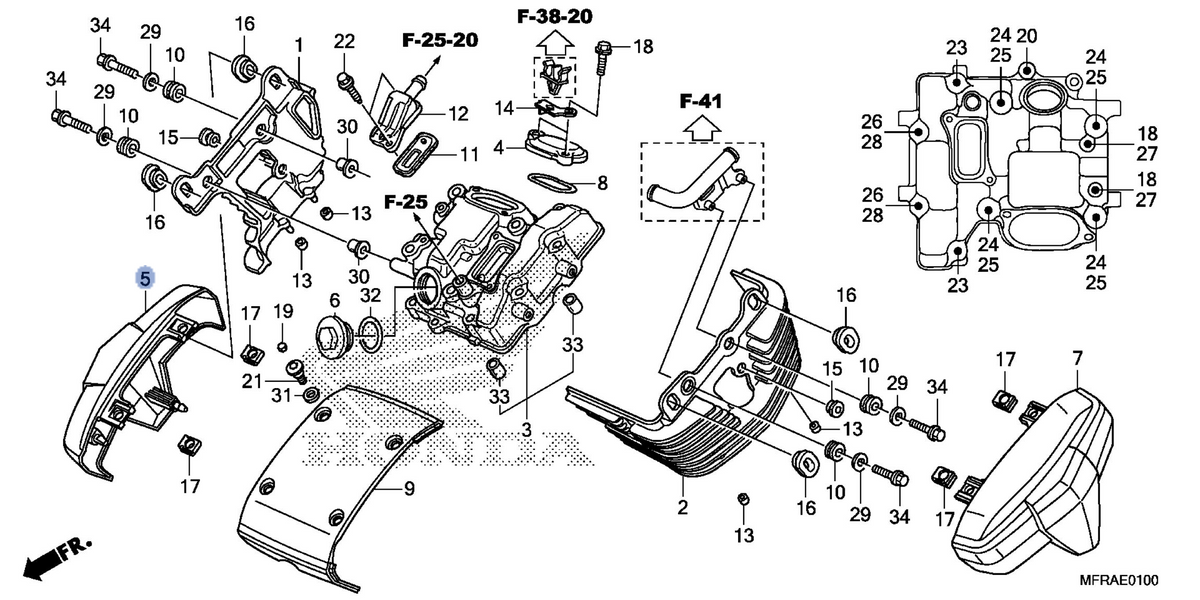 Honda OEM part 12360-MFR-670