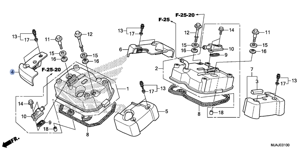 Honda OEM part 12360-MJA-L60