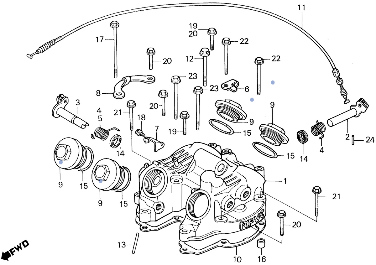 Honda OEM part 12361-KF0-010