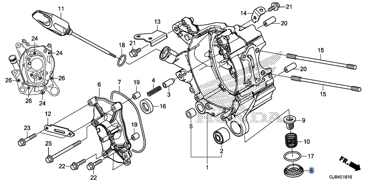 Honda OEM part 12361-KGF-305