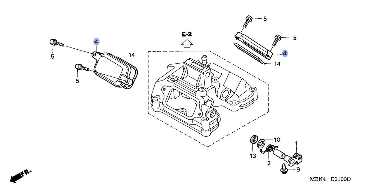 Honda OEM part 12361-MBN-670