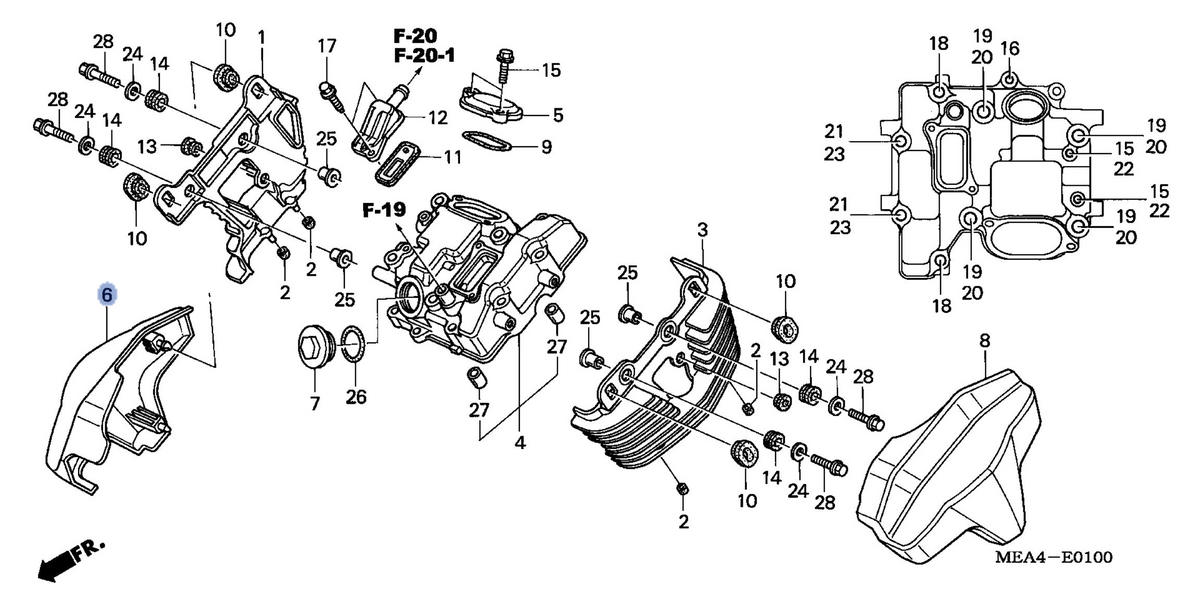 Honda OEM part 12361-MEA-670