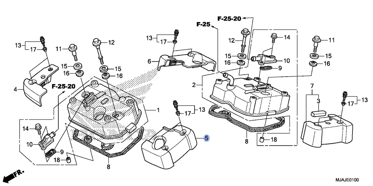Honda OEM part 12370-MJA-L60
