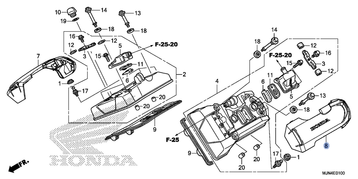 Honda OEM part 12370-MJN-A00