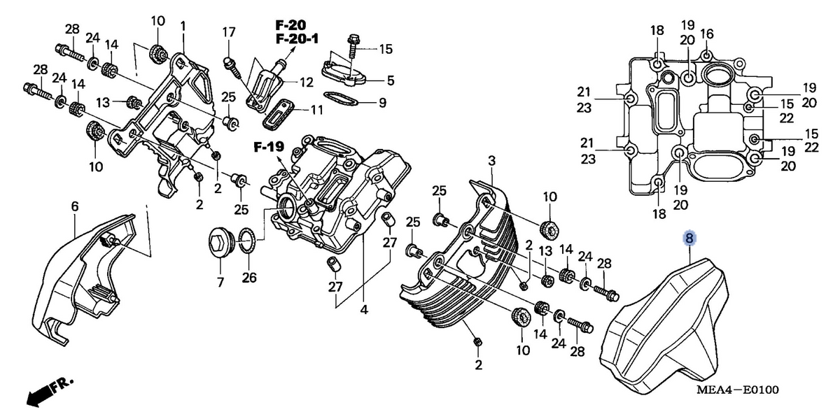 Honda OEM part 12371-MEA-670