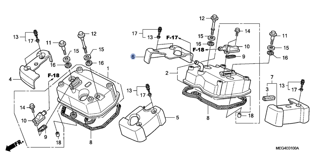 Honda OEM part 12380-MEG-000