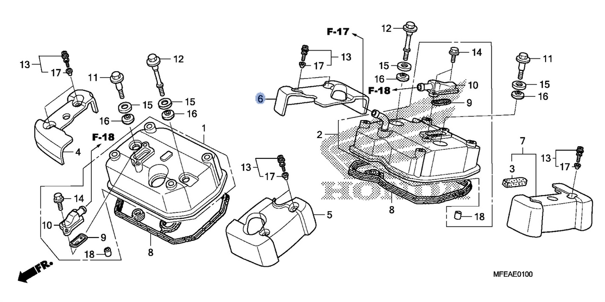 Honda OEM part 12380-MFE-A40