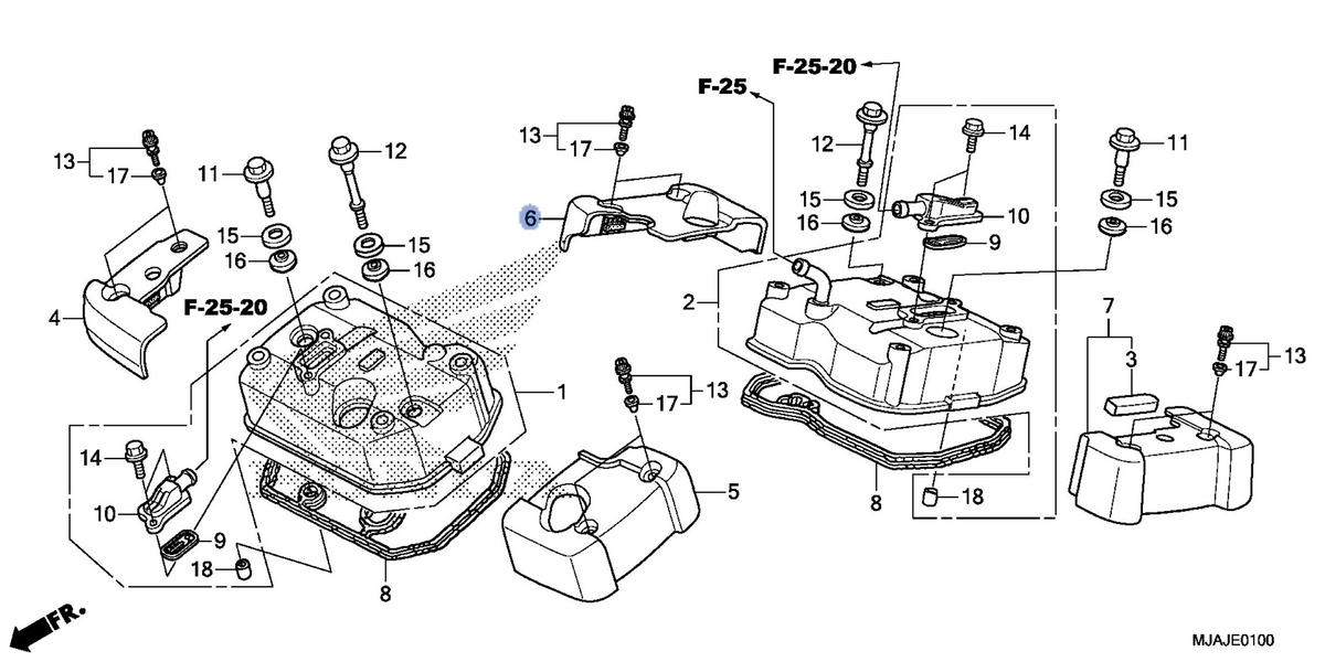 Honda OEM part 12380-MJA-L60