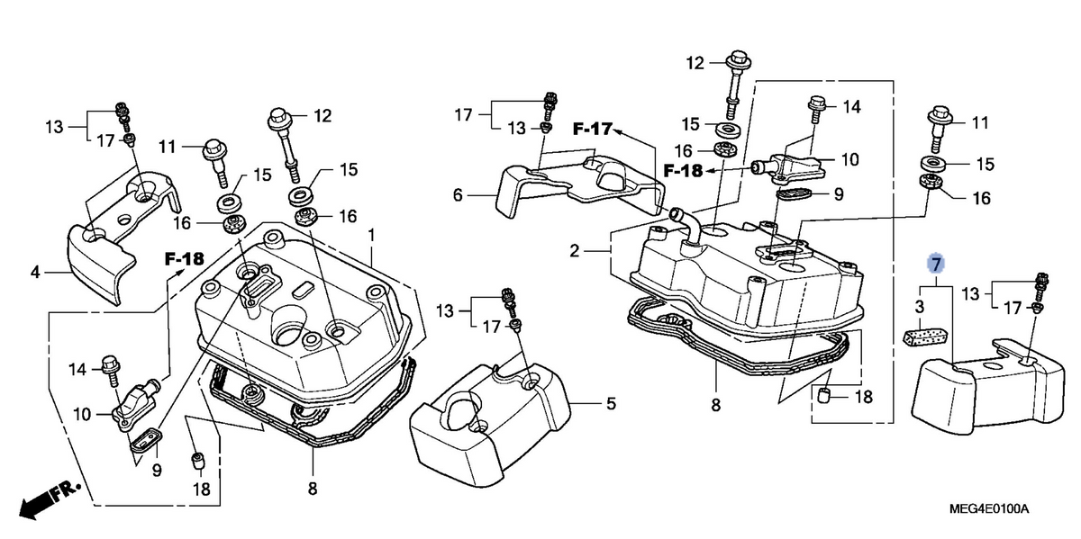 Honda OEM part 12390-MEG-000