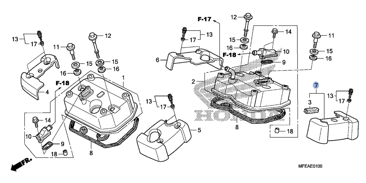 Honda OEM part 12390-MFE-A40