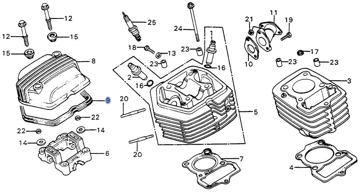Honda OEM part 12391-149-003