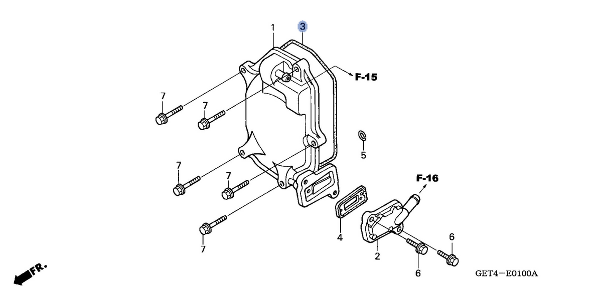 Honda OEM part 12391-GET-000